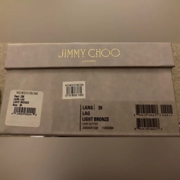 Jimmy Choo Glitter Cloth Heels - Picture 4 of 9